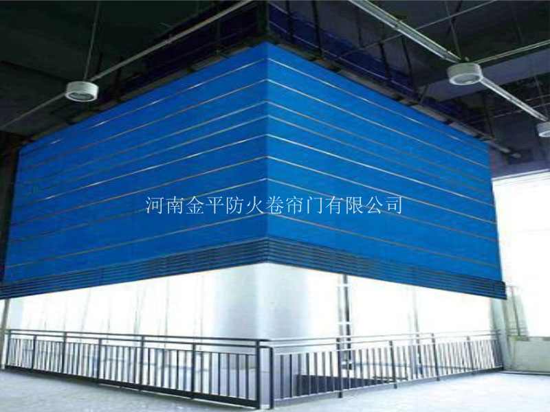 無機布雙軌無機折疊提升防火卷簾